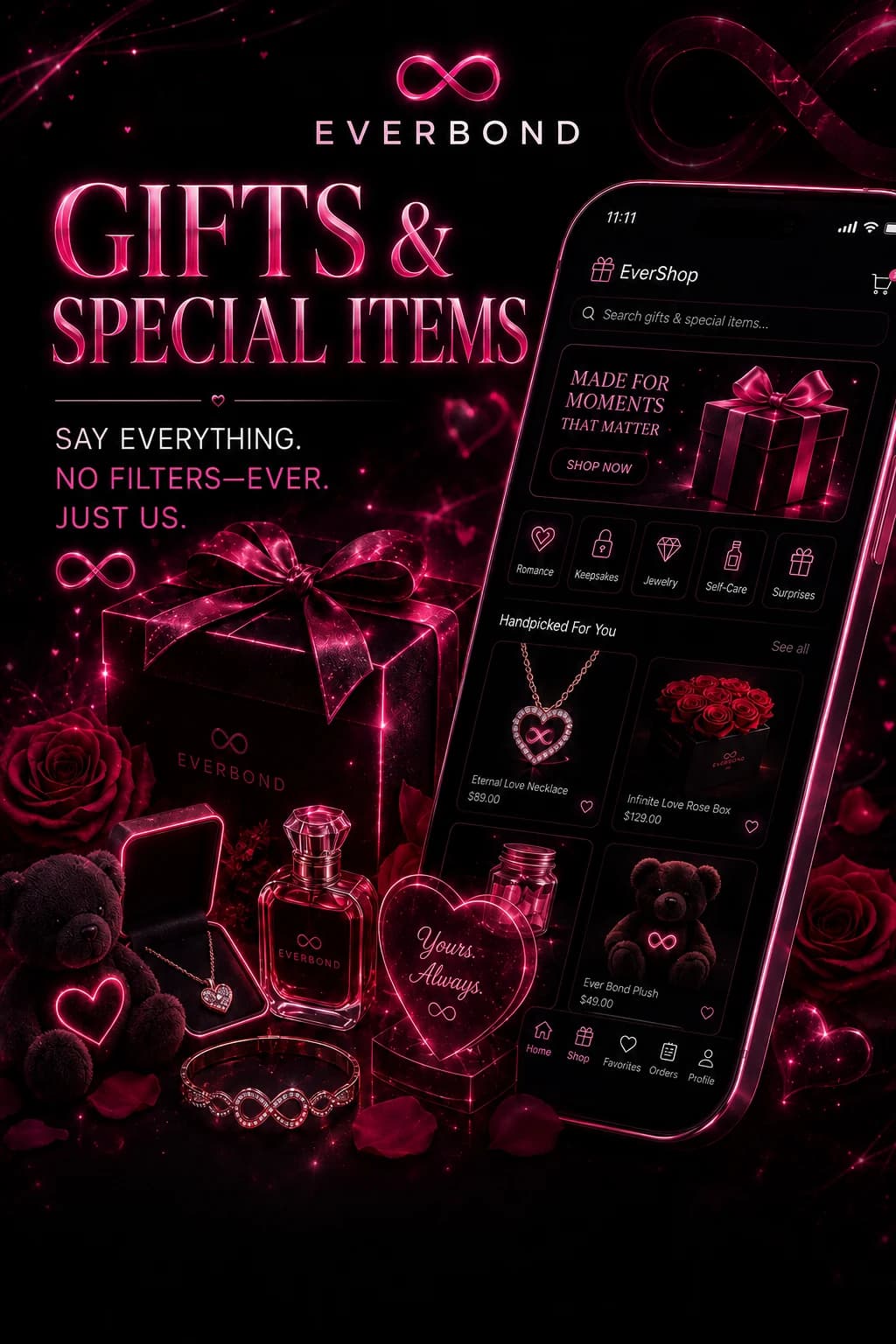 Gifts and special items