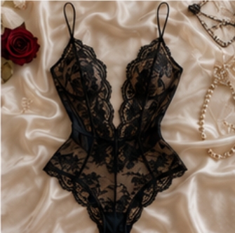 Black Lace Bodysuit
