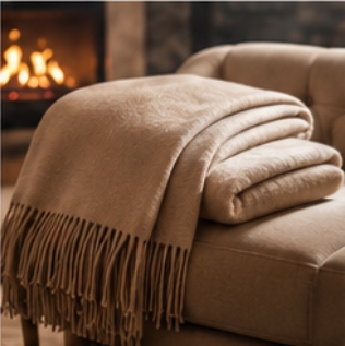 Cashmere Throw Blanket