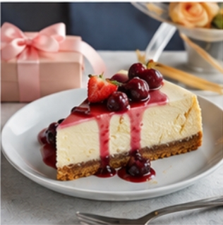 Berry Cheesecake Slice