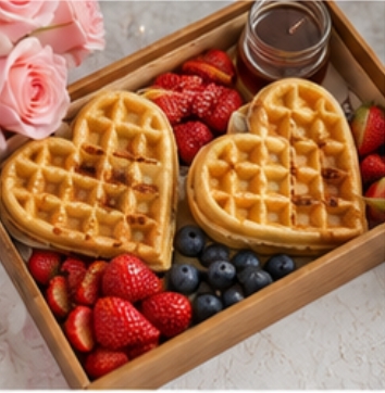 Heart Waffle Box