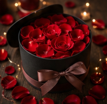Rose Petal Gift Box