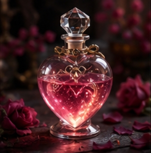 Heart Elixir Bottle