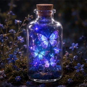 Butterfly Glow Jar