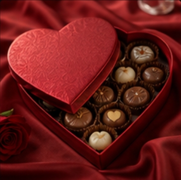 Heart Chocolate Box