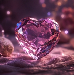 Rose Heart Gemstone