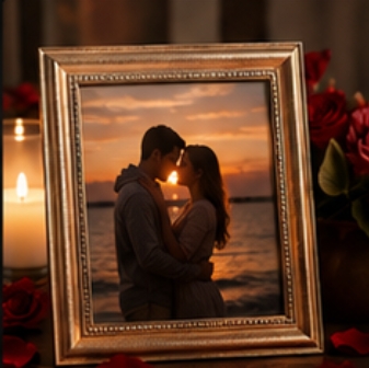 Framed Couple Photo