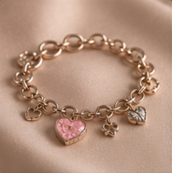 Heart Charm Bracelet