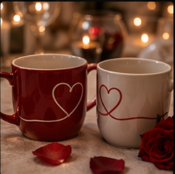 Matching Heart Mugs