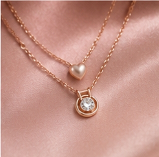 Layered Heart Necklaces