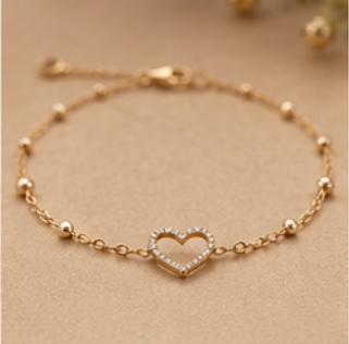 Golden Heart Bracelet