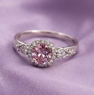 Pink Gemstone Ring