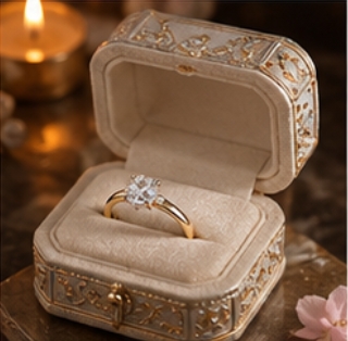 Ivory Ring Box